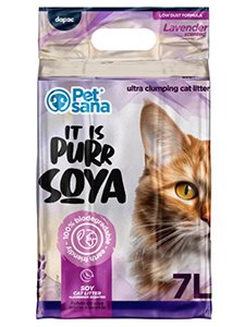 PET SANA PURR SOYA LAVANDA 7L.